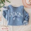 Blue Bow Grandma Sweatshirt for Mothers Day Personalized Gift for New Grandma Nana Mimi Gifts 2 blue bow grandma sweatshirt for mothers day personalized gift for new grandma nana mimi gifts ba6on