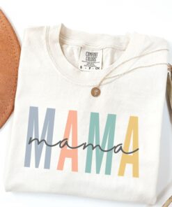 blue bow mama shirt for moms cute t shirt birthday gift mothers day new mom baby shower gift pblkz