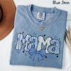 blue ribbon mama shirt cute mom shirt for mothers day girly aesthetic gift funny mom life t shirt ir1c5 scaled