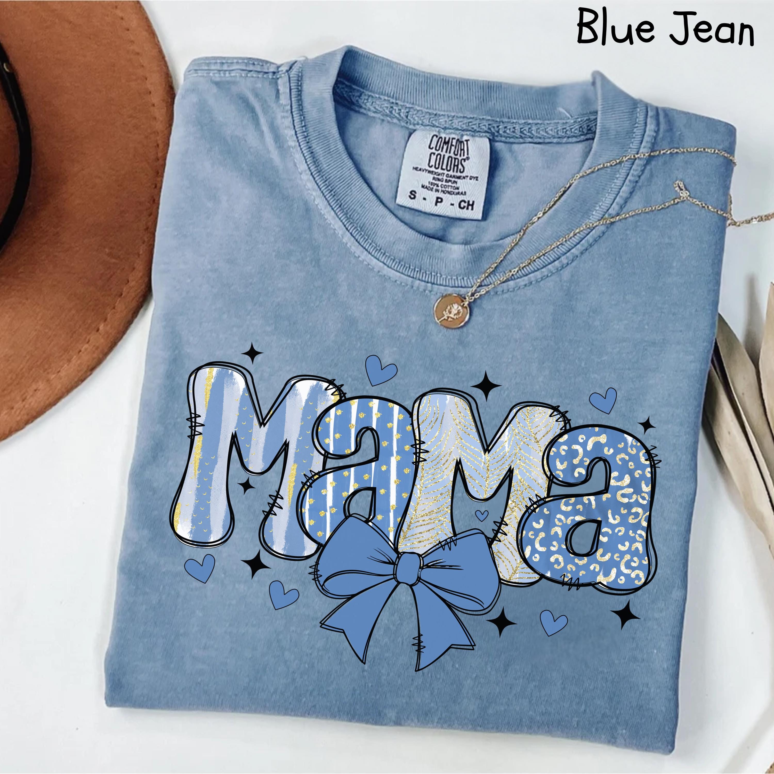 blue ribbon mama shirt cute mom shirt for mothers day girly aesthetic gift funny mom life t shirt ir1c5 scaled