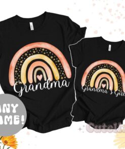 boho grandma shirt matching grandma and granddaughter t shirt grammy and me pregnancy gift for new moms qldim