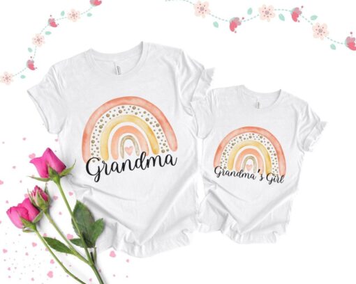 boho grandma shirt matching grandma and granddaughter t shirt grammy and me shirt unique pregnancy gift for moms hjomc