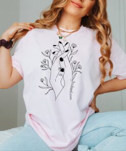 boho mama flower shirt for best mom ever personalized mothers day gift comfortable t shirt for moms and wives mnecm