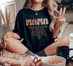 boho mama shirt for new moms personalized mothers day gift baby shower pregnancy t shirt unique mom life apparel ntsxb