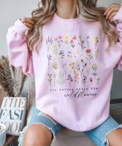 boho wildflowers floral graphic tee plant mom sweatshirt for nature lovers and gardening moms 6kkgy