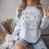 boho wildflowers floral graphic tee plant mom sweatshirt for nature lovers and gardening moms ivxq1