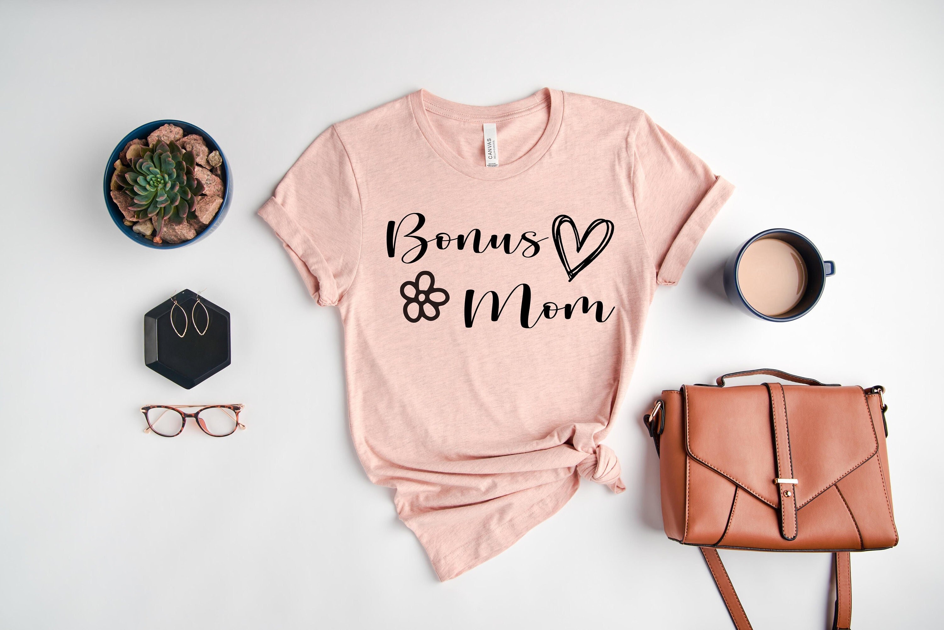 bonus mom heart shirt for step moms and foster moms best bonus mama gifts and unique step mom tee wqb5j scaled