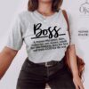 Boss Definition Shirt for Moms Religious Christian Mothers Day Shirt Unique Mom Birthday Gift Pray Shirts 5 boss definition shirt for moms religious christian mothers day shirt unique mom birthday gift pray shirts 9dwhy
