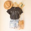 Botanical Wildflowers Shirt for Nature Lovers Spring Cottage Core Tee Garden Aesthetic Homestead Style