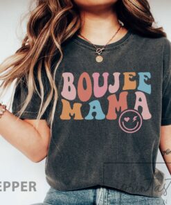 boujee mama retro t shirt for moms funny mom life shirt cool moms club groovy mama tee perfect mothers day gift qnkjk