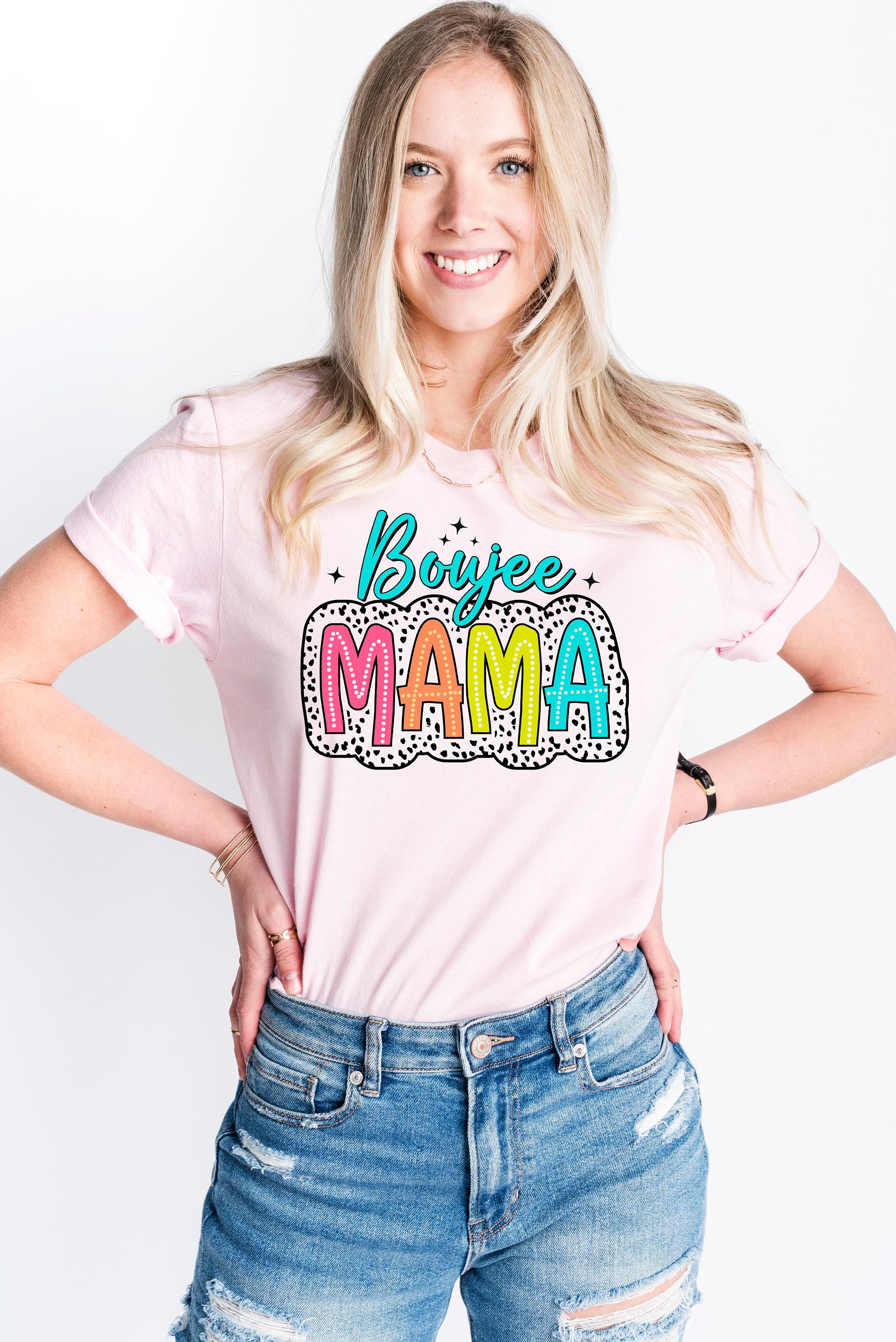 boujee mama shirt with dalmatian dots funny retro mom t shirt for mothers day trendy mom life apparel 8ept5 scaled