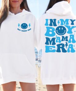 boy mama hoodie in my era sweatshirt cute mom shirt personalized gift for new moms boy mama sweater hjqza