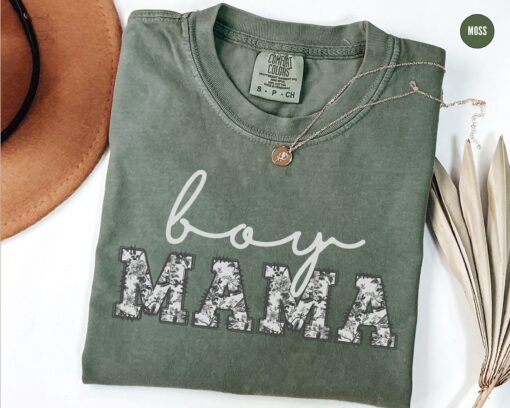 boy mama shirt for new moms comfort colors t shirt gender reveal pregnancy announcement baby shower gift