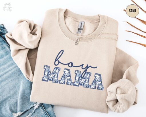 boy mama sweatshirt for new moms gender reveal pregnancy announcement crewneck baby shower shirt 0vwtr