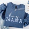 boy mama sweatshirt for new moms gender reveal pregnancy announcement crewneck baby shower shirt g1khv