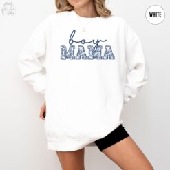boy mama sweatshirt for new moms gender reveal pregnancy announcement crewneck cute baby announcement shirt konfy