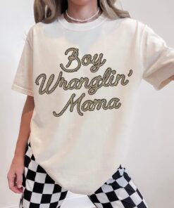 boy mama t shirt for women trendy western mom life tee midwest country style best mom shirt poxrn