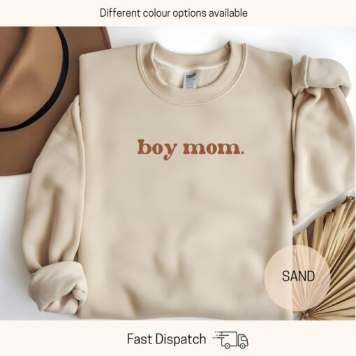 boy mom sweatshirt cute mom life crewneck minimalist mama shirt trendy mothers day gift for moms of boys 29yck