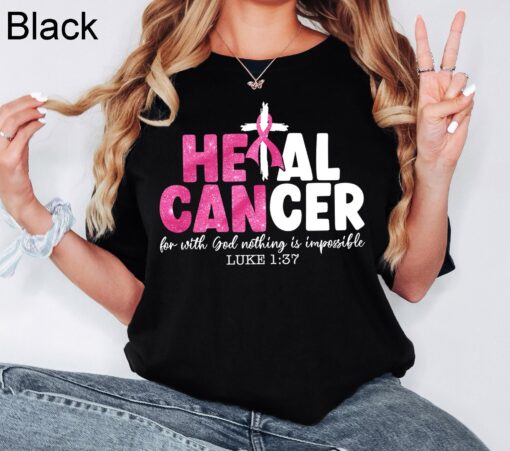 breast cancer awareness shirt with luke 137 motivational design for cancer awareness month and spiritual support ktlhv