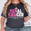 Breast Cancer Awareness Shirt with Luke 1:37 Motivational Design for Cancer Awareness Month and Spiritual Support
