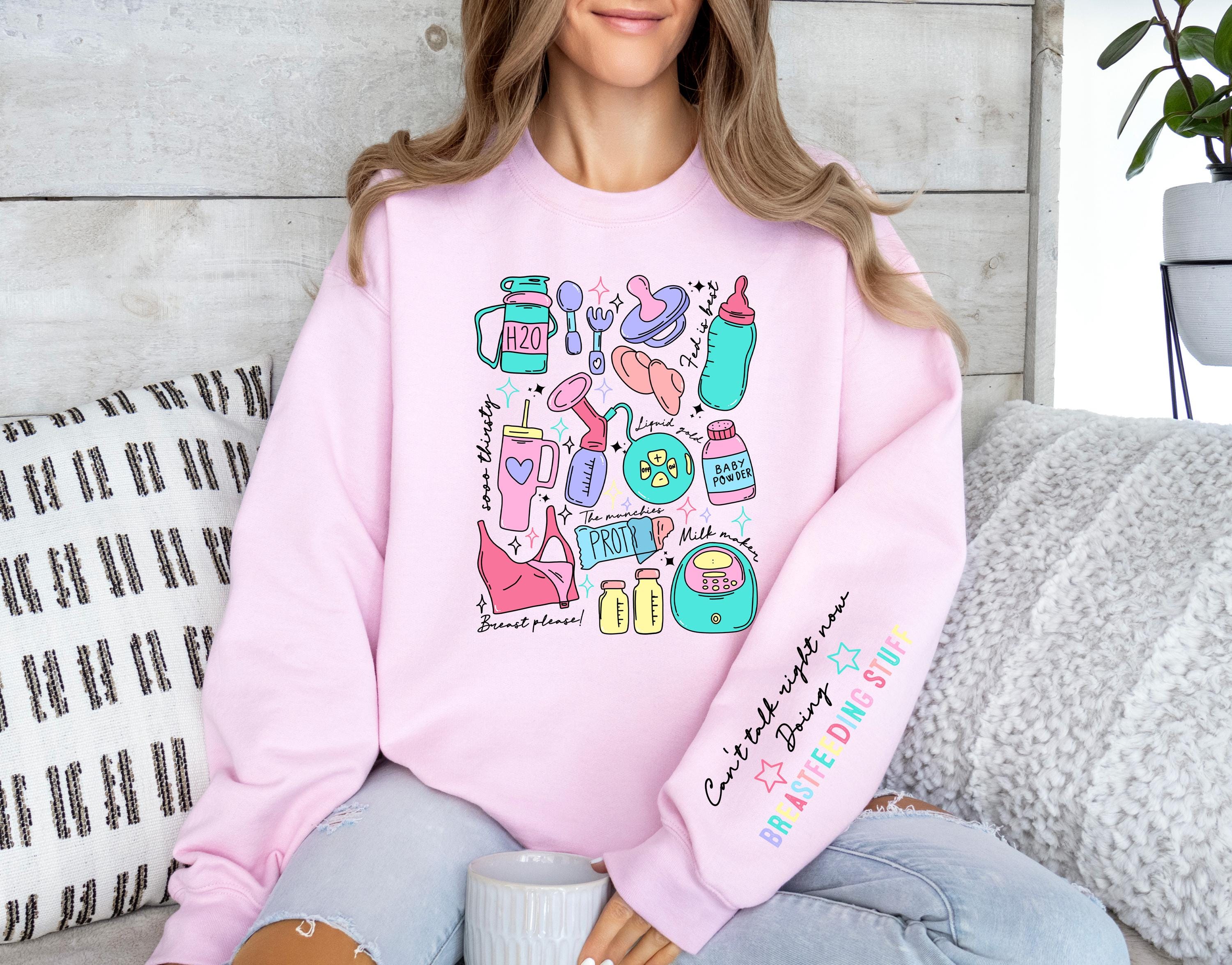 breastfeeding mom sweatshirt labor of love breast pump hoodie for women cute gift for mothers day chaoi scaled