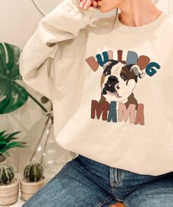 brown bulldog mama shirt cute bulldog mom tee for dog lovers unique bulldog gifts for dog moms mvk02