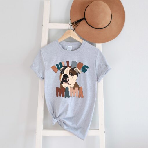 brown bulldog mama shirt cute bulldog mom tee for dog lovers unique bulldog gifts for dog moms wcdzu