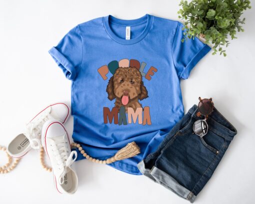 brown poodle mama shirt for dog lovers funny poodle mom tee unique gifts for poodle owners and dog moms j70bb scaled