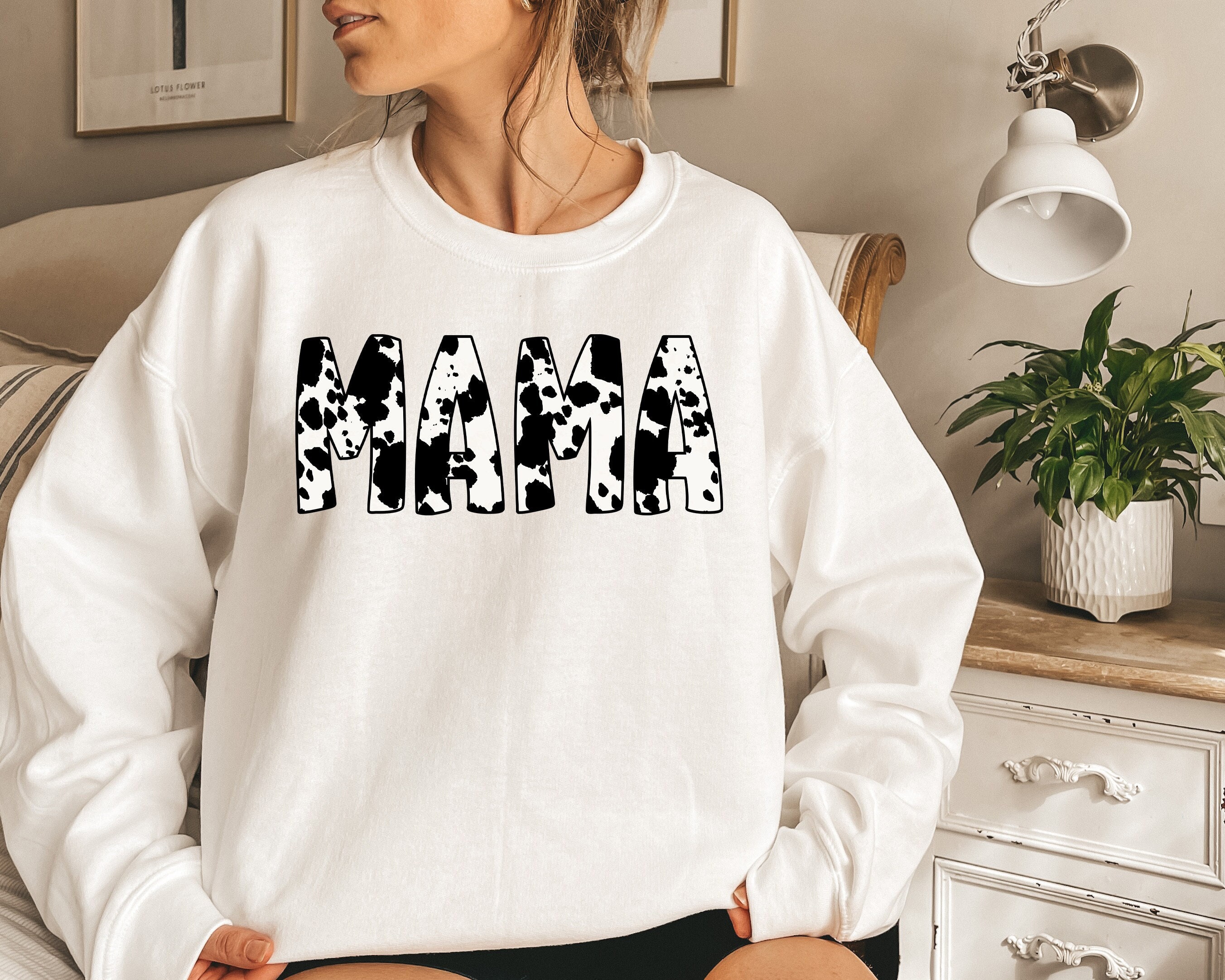 buffalo plaid mama sweatshirt for moms to be cow pattern hoodie cute mom shirt ideal for mothers day gifts jwlvq scaled