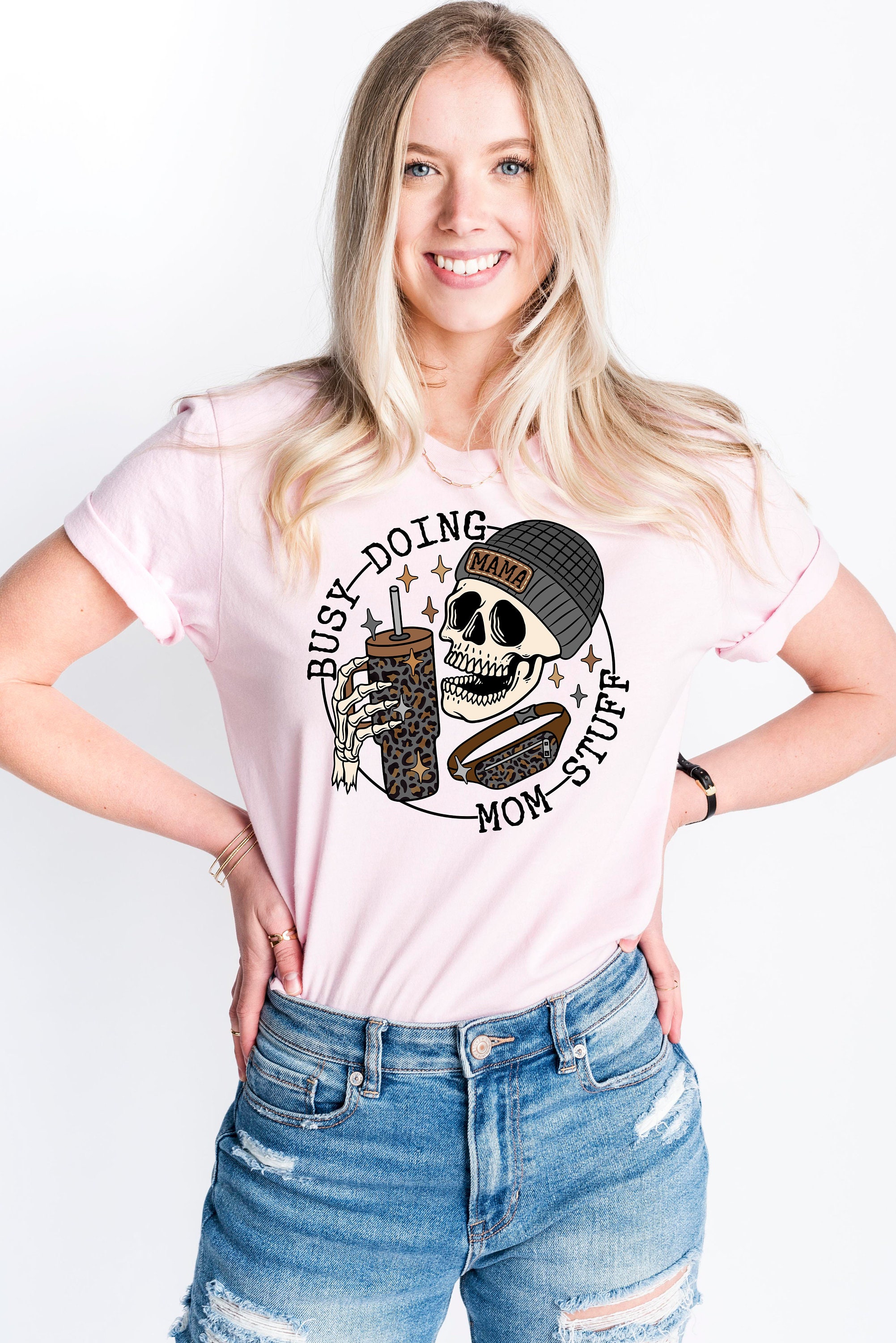 busy doing mom stuff coffee shirt funny mom life sweatshirt skull tee for coffee lovers and sports moms j9os3 scaled