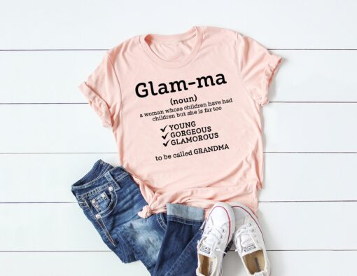 call me glamma funny shirt for grandma unique glamma tee personalized grandma gift cute glamma t shirt dao1m