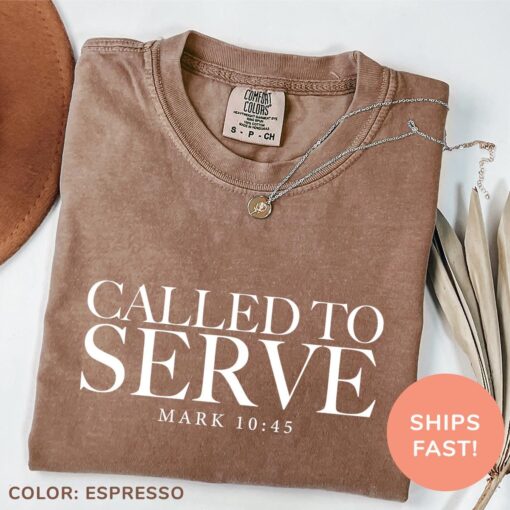 called to serve christian shirt with bible verse for god lovers and christian moms religious t shirt pa0ht