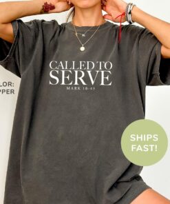 called to serve christian shirt with bible verse for god lovers and christian moms religious t shirt wvxjr