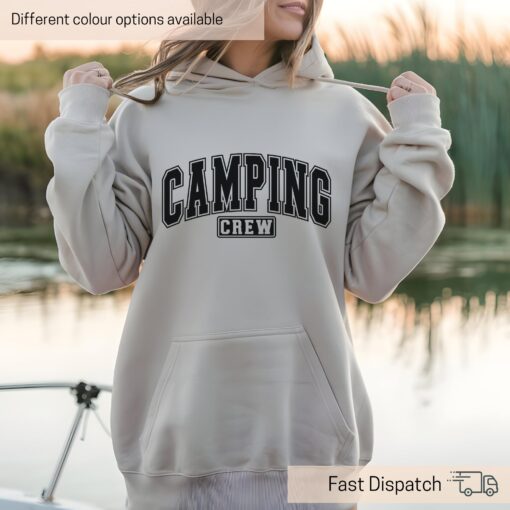 camping crew hoodie for men and women adventure apparel cute camping sweatshirt for hiking and outdoor activities n4ivn