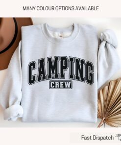 camping crew hoodie for men and women adventure apparel cute camping sweatshirt for hiking and outdoor activities urgoy