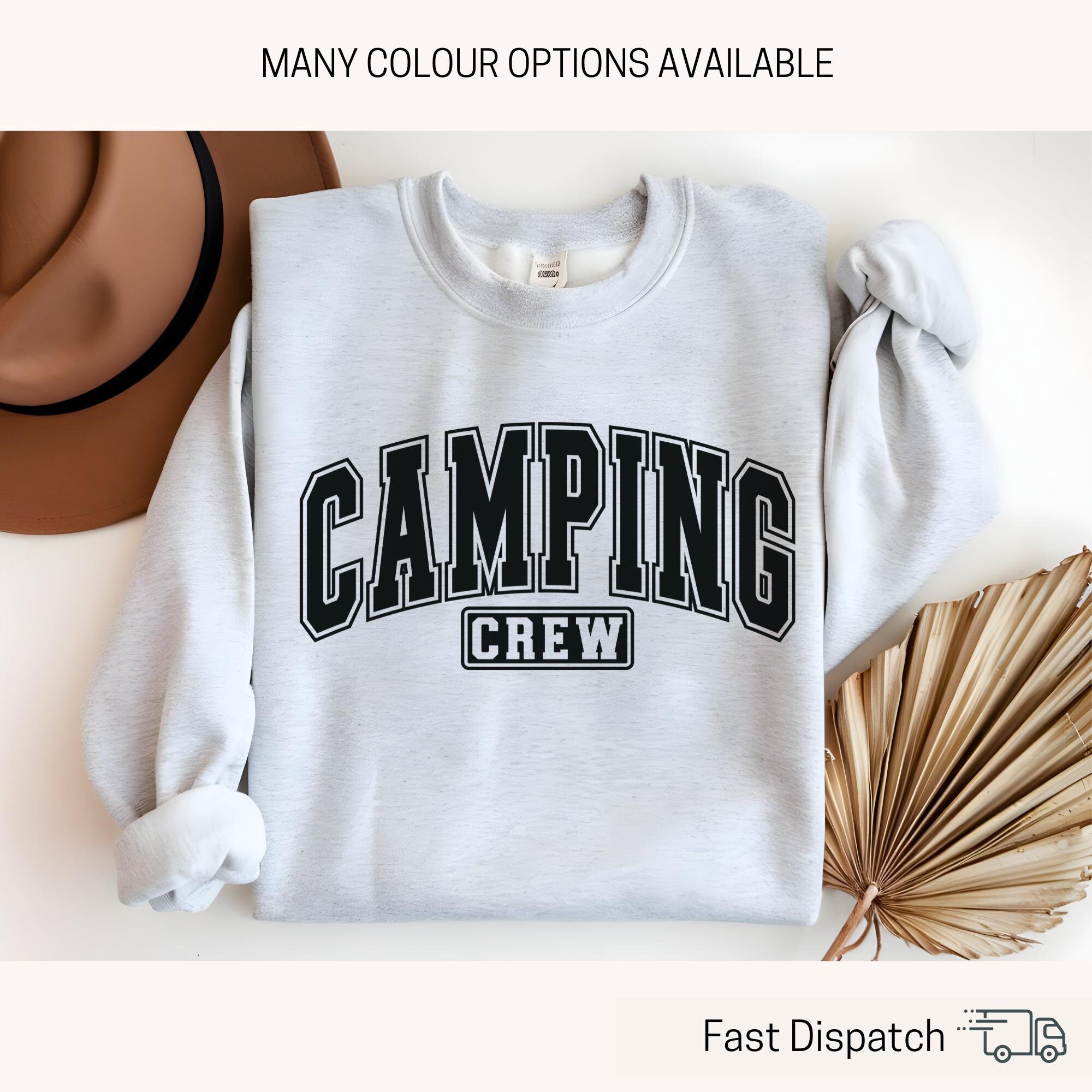 camping crew hoodie for men and women adventure apparel cute camping sweatshirt for hiking and outdoor activities urgoy