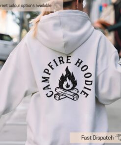 camping crew hoodie for men and women retro adventure campfire hiking apparel nature lover gift siwzj