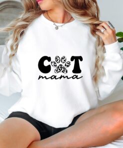 cat mama sweater cute cat sweatshirt for cat lovers with paw print design perfect for cat mom gifts zo3zl