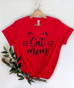 cat mom shirt for mothers day best mom ever gift long sleeve trendy t shirt for moms and moms to be khaba