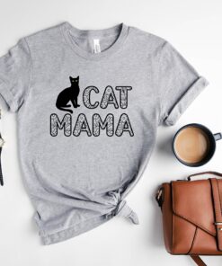 cat mom shirt for proud kitty mama new cat mom gift cute fur mama t shirt for mothers day dicjp