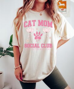 cat mom social club shirt for cat lovers funny cat mama t shirt mothers day gift cute cat mom vibes 8wvz8