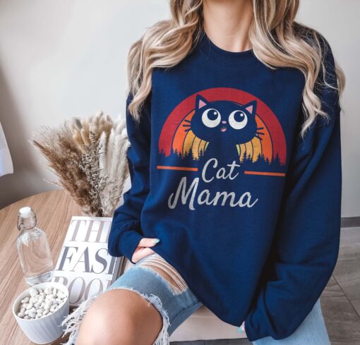 cat mom sweatshirt for cat lovers black cat sweater unique gifts for cat mothers and crazy cat ladies zpg3a scaled