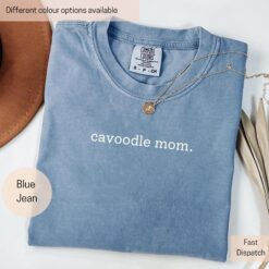 cavoodle mom shirt for dog owners minimalist design comfortable t shirt trendy gift for mothers and dog lovers qxrko