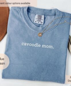 cavoodle mom shirt for dog owners minimalist design comfortable t shirt trendy gift for mothers and dog lovers qxrko