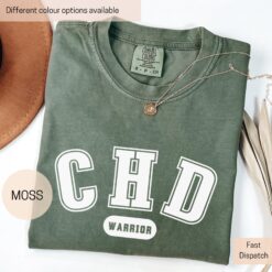 chd warrior shirt for heart awareness february we wear red cardiologist support tee for chd advocacy and awareness c28rt