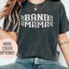 Checkered Band Mom Shirt Retro Style Mom Life Shirt for School Band Appreciation Unique Gift for Moms