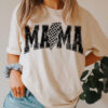 checkered bolt mama t shirt for strong women graphic tee distressed style cute mom life shirt ideal for mothers day gifts vlalj scaled