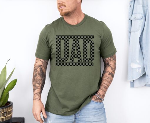 checkered dad shirt for fathers day retro cool dad life t shirt funny sarcastic daddy gift 8xss0 scaled