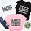 checkered family matching t shirt set for mom dad and mini trendy retro tee for family outfits tyluj