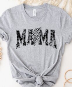 checkered mama lightning bolt shirt 90s retro mom life tee mothers day shirt cool mom t shirt for moms y96v1